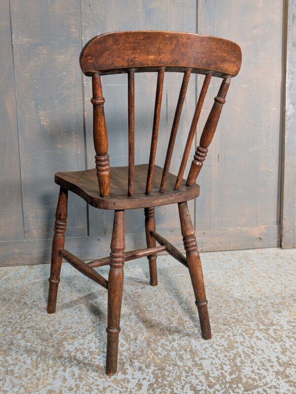 Victorian Elm & Beech Kitchen Style Stick Back Church Chairs