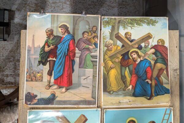 Eight Antiquarian German Stations of the Cross