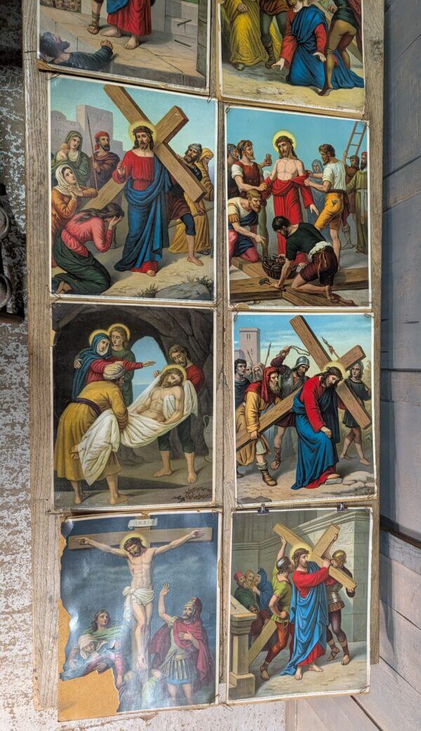 Eight Antiquarian German Stations of the Cross