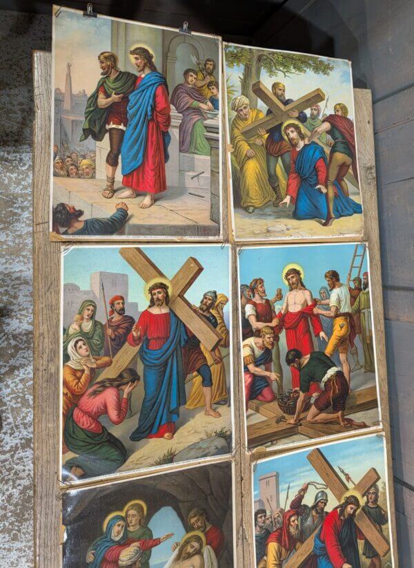 Eight Antiquarian German Stations of the Cross