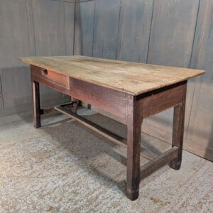 Antique 19th Century Oak French 'Bread' Table