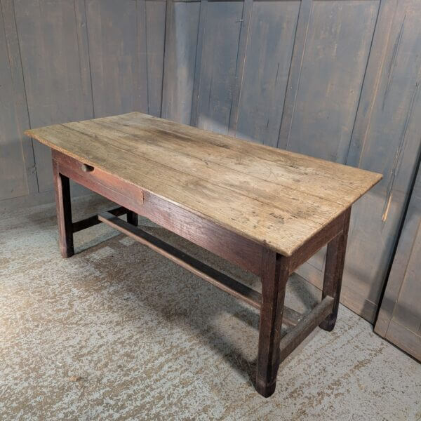 Antique 19th Century Oak French 'Bread' Table