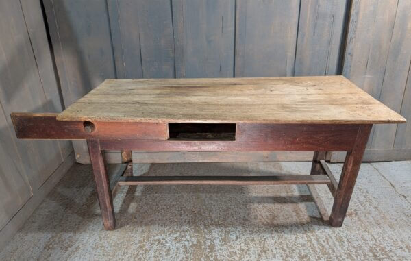 Antique 19th Century Oak French 'Bread' Table