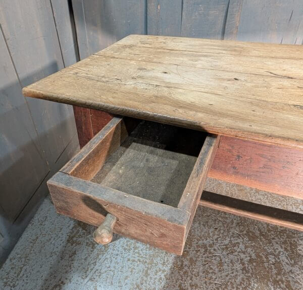 Antique 19th Century Oak French 'Bread' Table