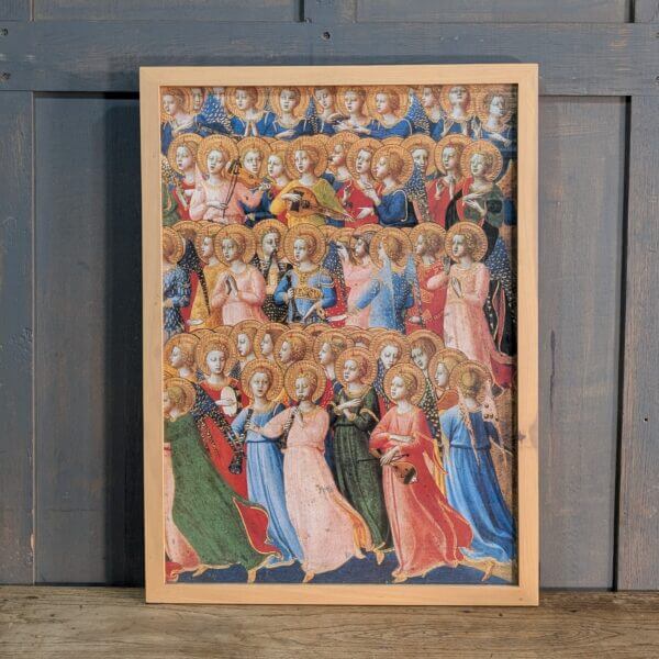 Larger Size Framed Colour Print Detail of Fra Angelico's 'Christ Glorified'