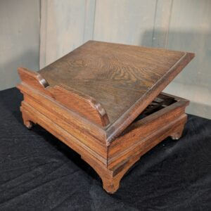 Excellent Quality Antique Oak Adjustable Missal Table Book Stand