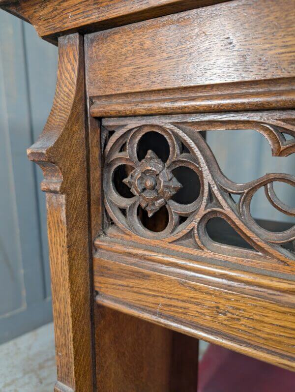 Late Gothic Heavy & Well Made Oak Prayer Desk Prie Dieu