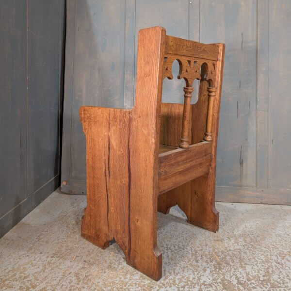 Smaller Size Oak Vintage Minsters Chair