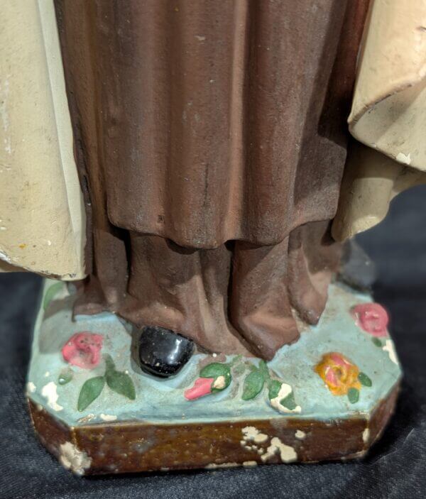 1950's Vintage Medium Size Religious Statue of St Terese de Liseux 'The Little Flower'