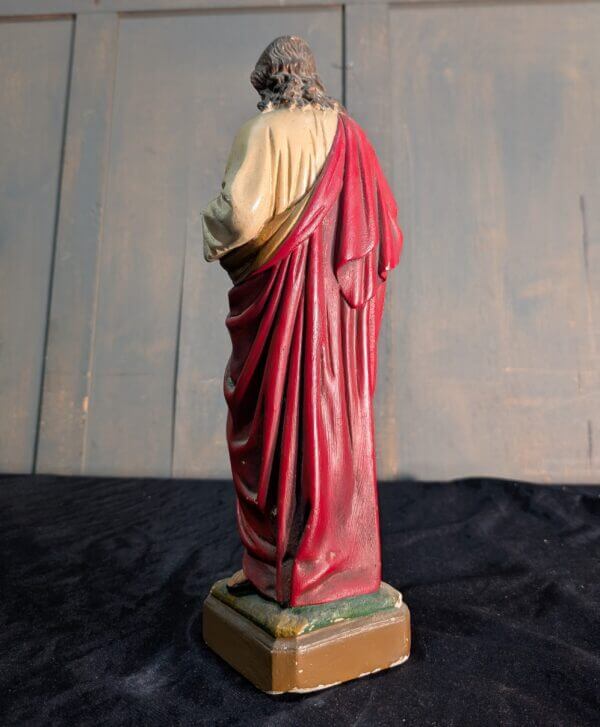 Irish Made Antique Religious Statue Jesus The Sacred Heart