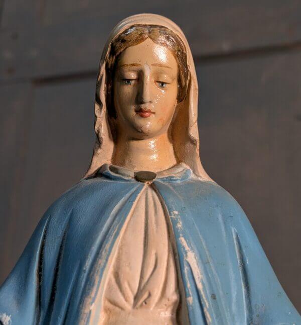 Possibly Italian Vintage Religious Statue Mary The Immaculate Conception