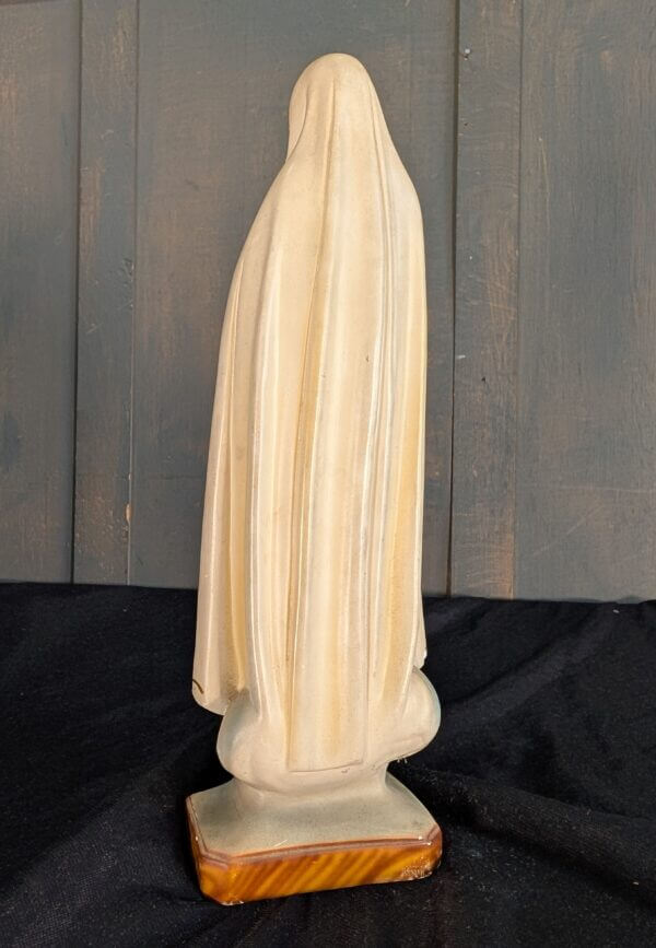 1950's Vintage Good Quality Religious Statue of Our Lady of Fatima