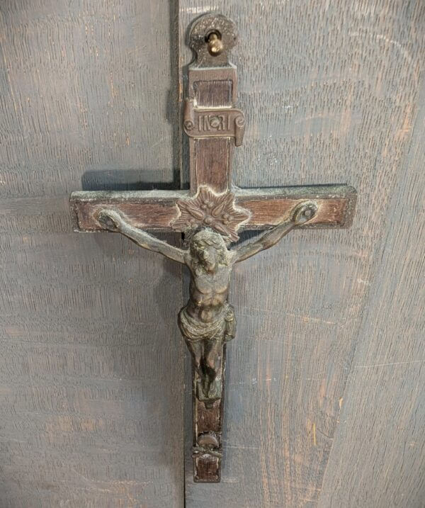 Large French 1800's Pectoral Convent Cross