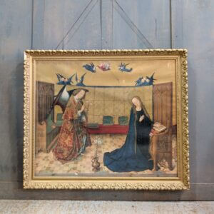 Large Quality Framed Colour Lithograph of The Annunciation of the Virgin