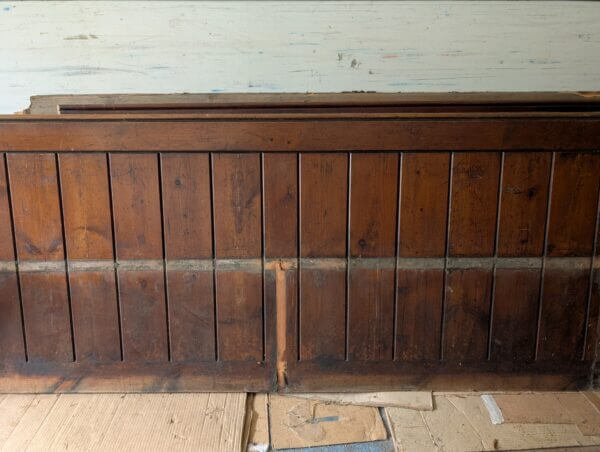 Over 55 metres of William IV 1980's Pine Dado Height T&G Panelling