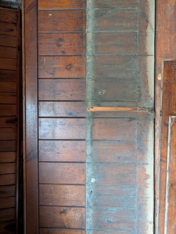 Over 55 metres of William IV 1980's Pine Dado Height T&G Panelling