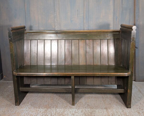 Overbuilt Very Strong Vintage 1910's Pine Church Pews Benches from Christchurch Walton on the Hill