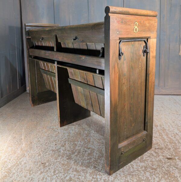 Overbuilt Very Strong Vintage 1910's Pine Church Pews Benches from Christchurch Walton on the Hill