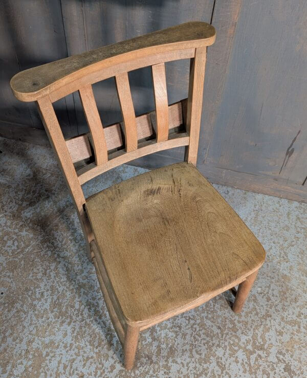 Extra Large Size Vintage Slatback Church Chapel Chairs from St Margaret's Oxford