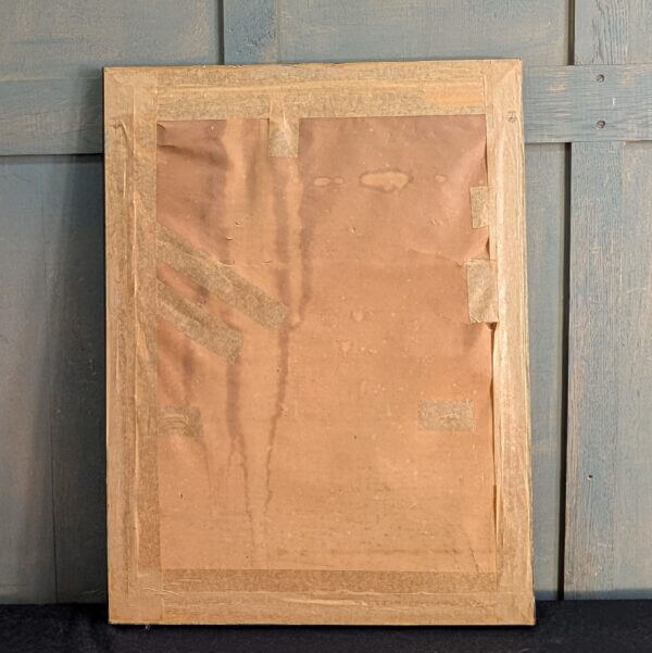 Large Dramatic Victorian Lithograph of 'The Rock of Ages'
