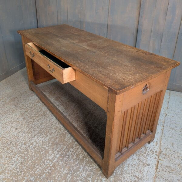 Excellent Antique Oak Gothic Church Altar from St Andrew's Liverpool
