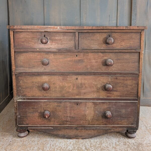 'Haunted House' Victorian Two Over Three Chest of Drawers