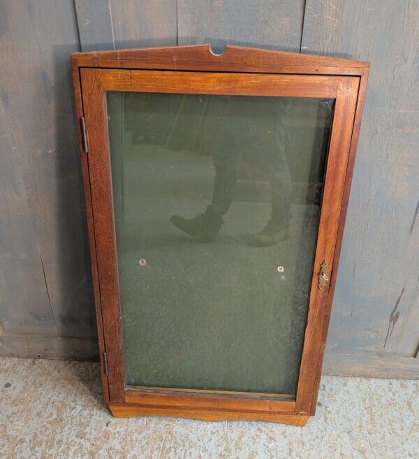 Vintage Mid-Century Church Display Board Case with Lock & Key