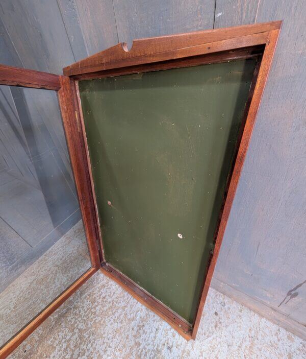 Vintage Mid-Century Church Display Board Case with Lock & Key