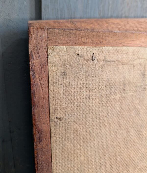 Vintage Mid-Century Church Display Board Case with Lock & Key
