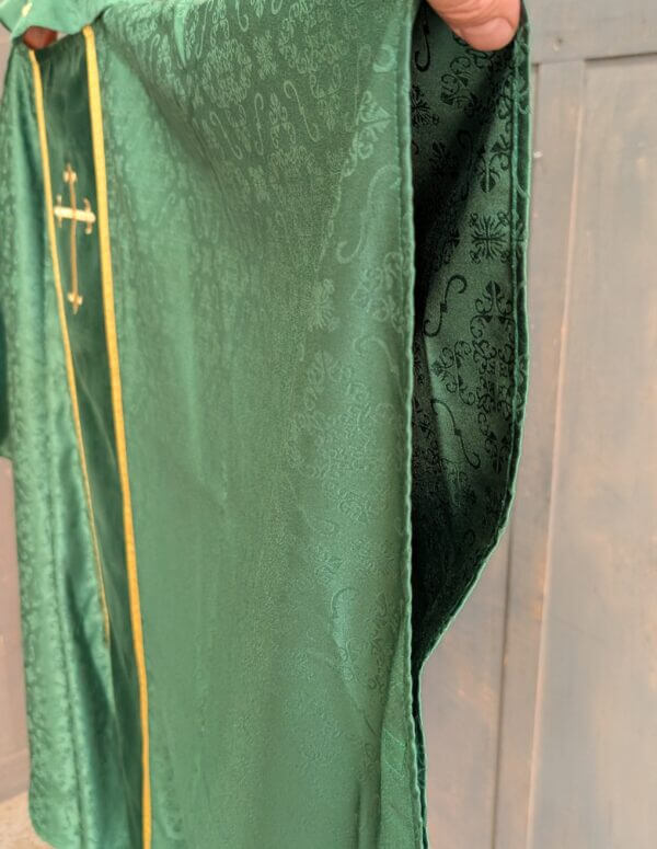 As New Green & Green Velvet with Cross Toomey Chasuble with Stole