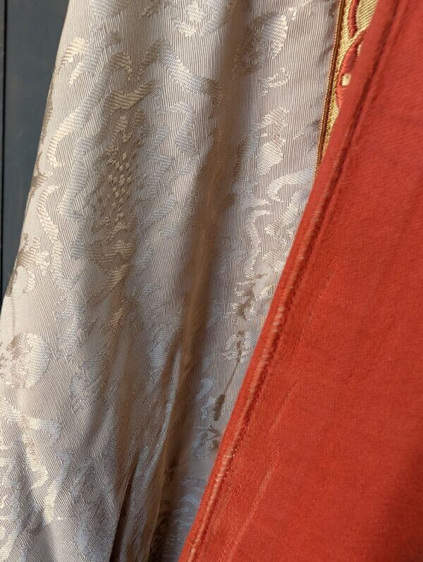 L Grosse 1960's Vintage Damask Cope with Mitre Cincture Stoles