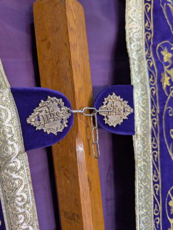 Modern Purple Cope with Mitre and Stole As New