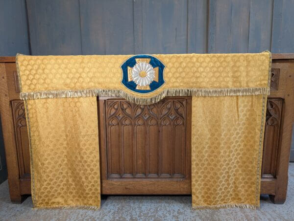 Lovely & Unusual Smaller Size Gold Silk Altar Frontal