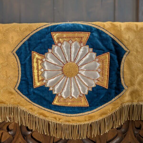 Lovely & Unusual Smaller Size Gold Silk Altar Frontal