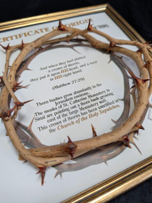 The Crown of Thorns as sold at the Basilica of the Holy Sepulchre