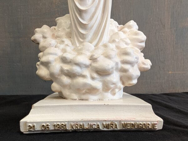Religious Statue of Madonna of Medjugorje by Guiseppe Armani