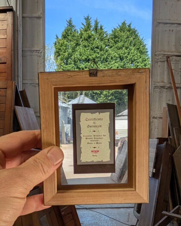 Interesting Italian Silver Plated Framed Plaque of The Holy Family