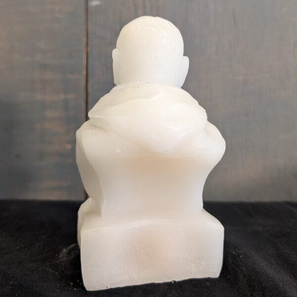 Carved Wax Bust of Padre Pio - Image 3