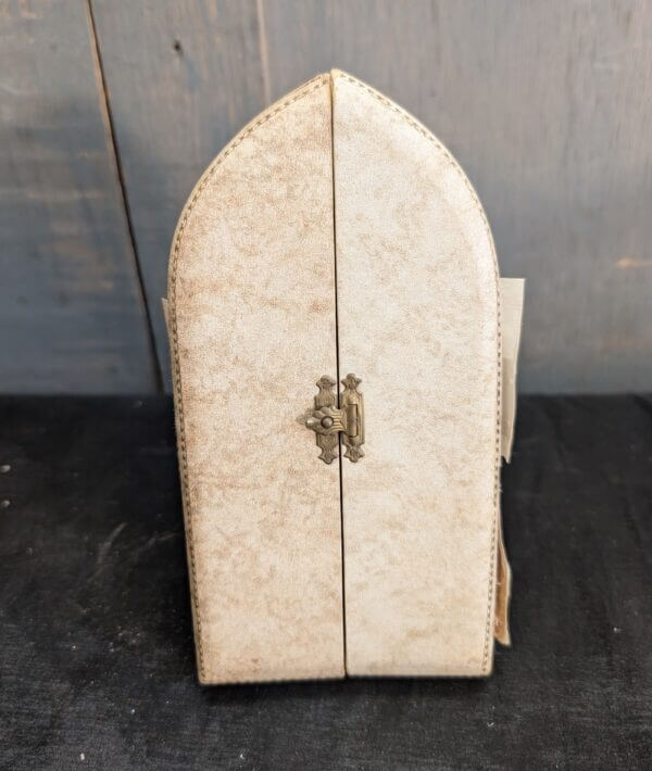 1950's Vintage Italian Crucifixion, Standing Travel Shrine