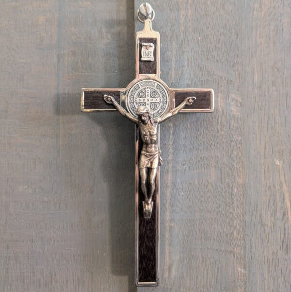 St Benedict Exorcism Medallion Crucifixion