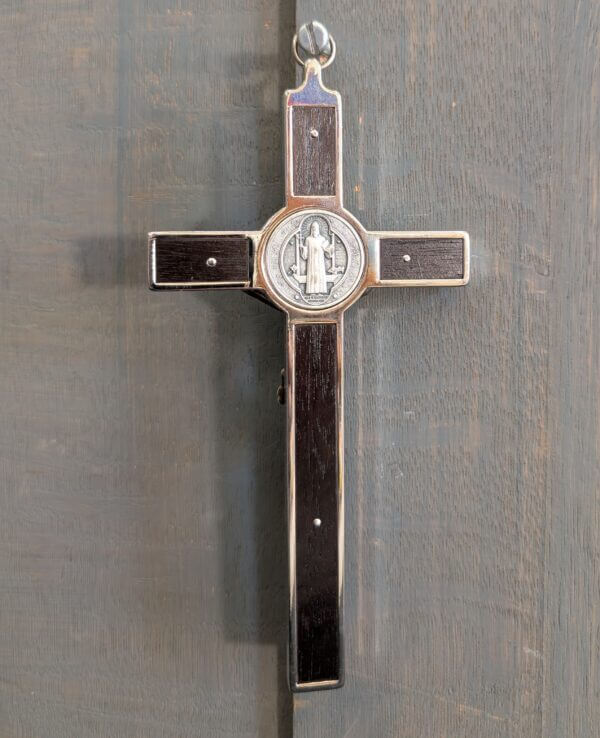St Benedict Exorcism Medallion Crucifixion