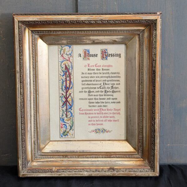 Splendidly Framed Colourful House Blessing