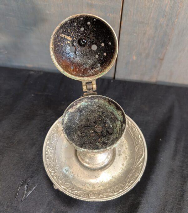 Vintage Eastern Orthodox Style Table Censer Incense Burner