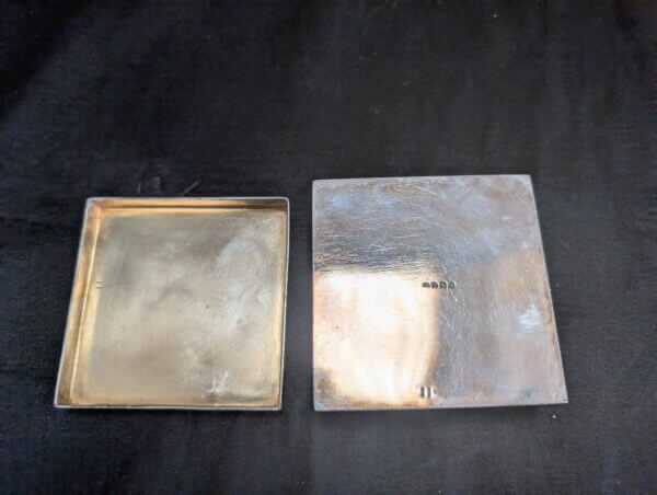 Vintage 1950's Silver Plate Communion Wafer Box