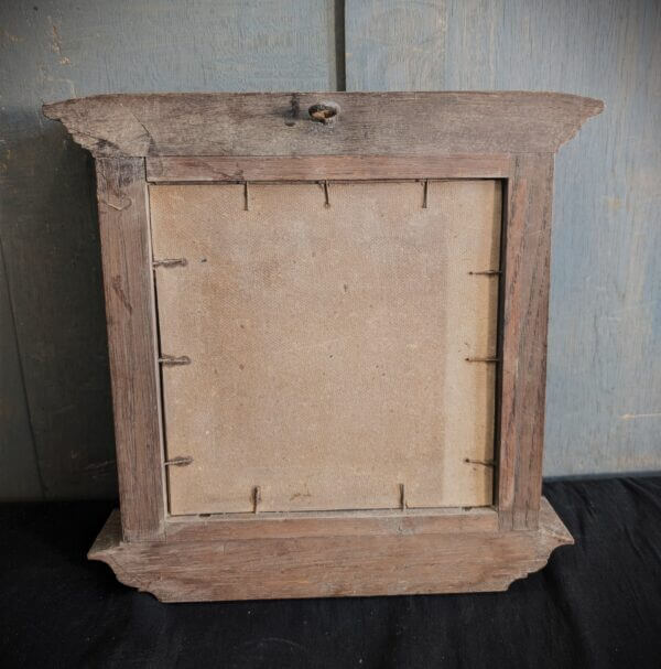 Small 1910's Oak Framed Triptych of Hans Memling's St John's Altar Piece