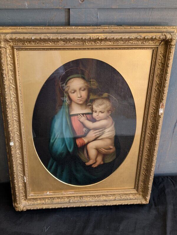 After Raphael's Madonna & Child (of the Grand Duke)