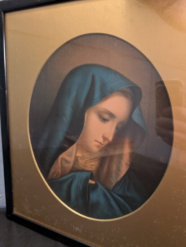 After Carlo Dolci 'Lady of Sorrows' in Blue