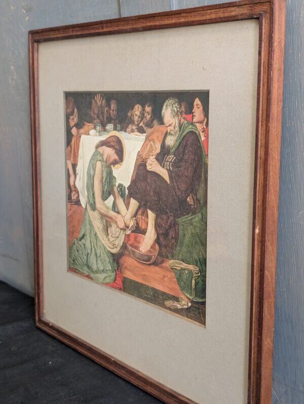 Christ Washing Peter's Feet, Original by Ford Madox Brown Circa 1910