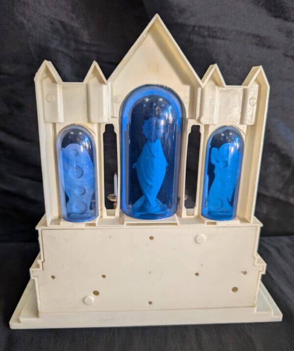 1960's Miniature Plastic Catholic Altar With Figures and Accessories