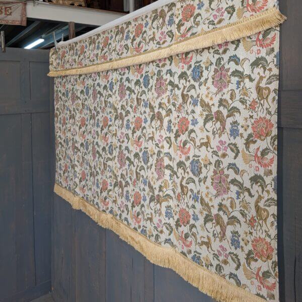 Intricate Jacquard Fabric Altar Frontal 'Flowers & Creatures'